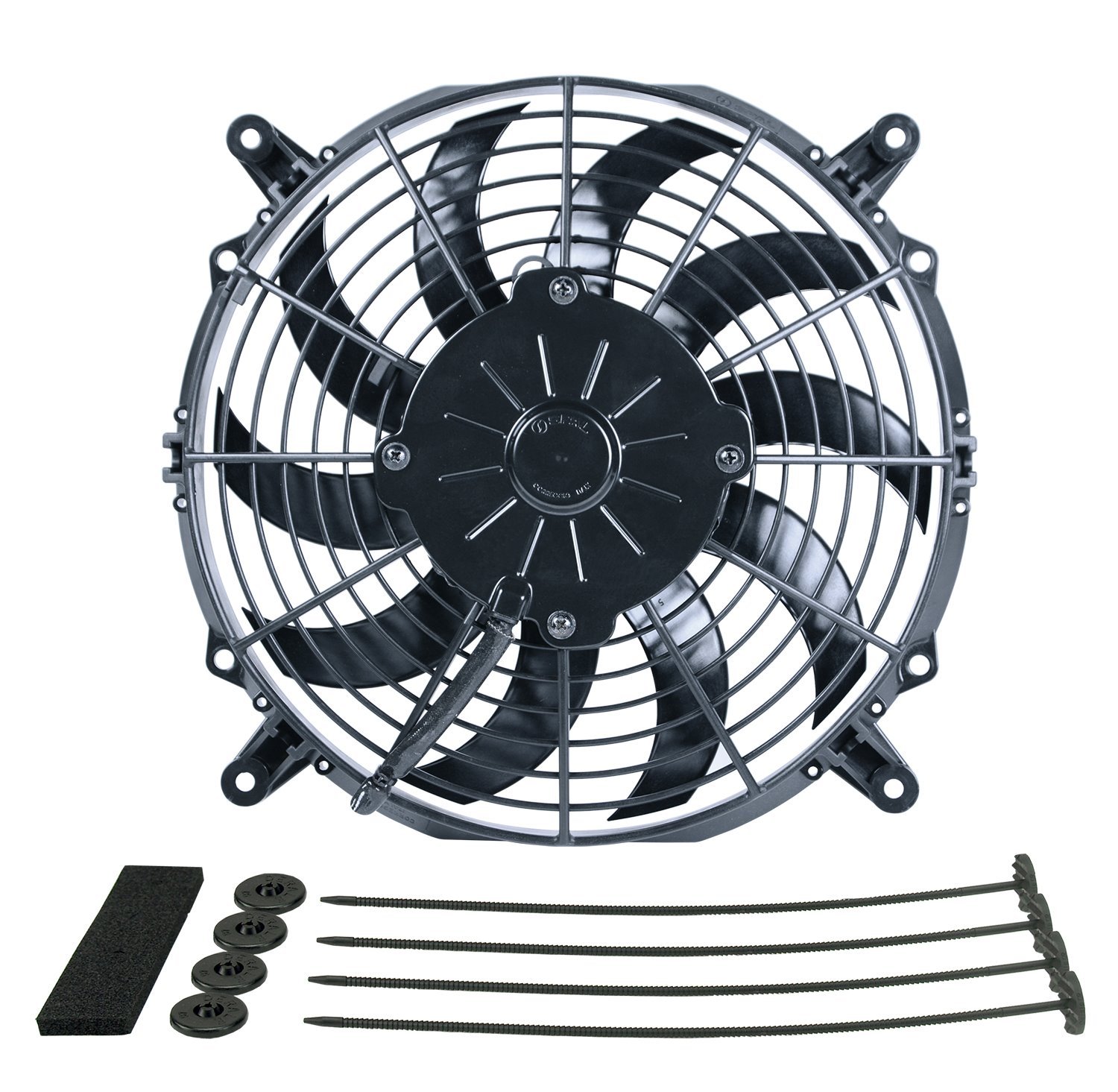 10" High-Output Extreme Ultra-Low Profile Waterproof/Dustproof Puller-Style Electric Fan 802 CFM