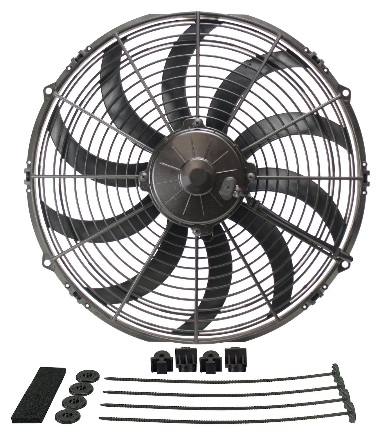14" High-Output Extreme Ultra-Low Profile Waterproof/Dustproof Puller-Style Electric Fan 1864 CFM