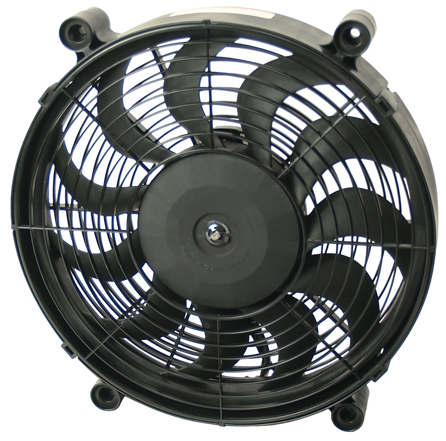 12" High Output Single RAD Electric Fan - Premium Mounting Kit 1450/1000 cfm