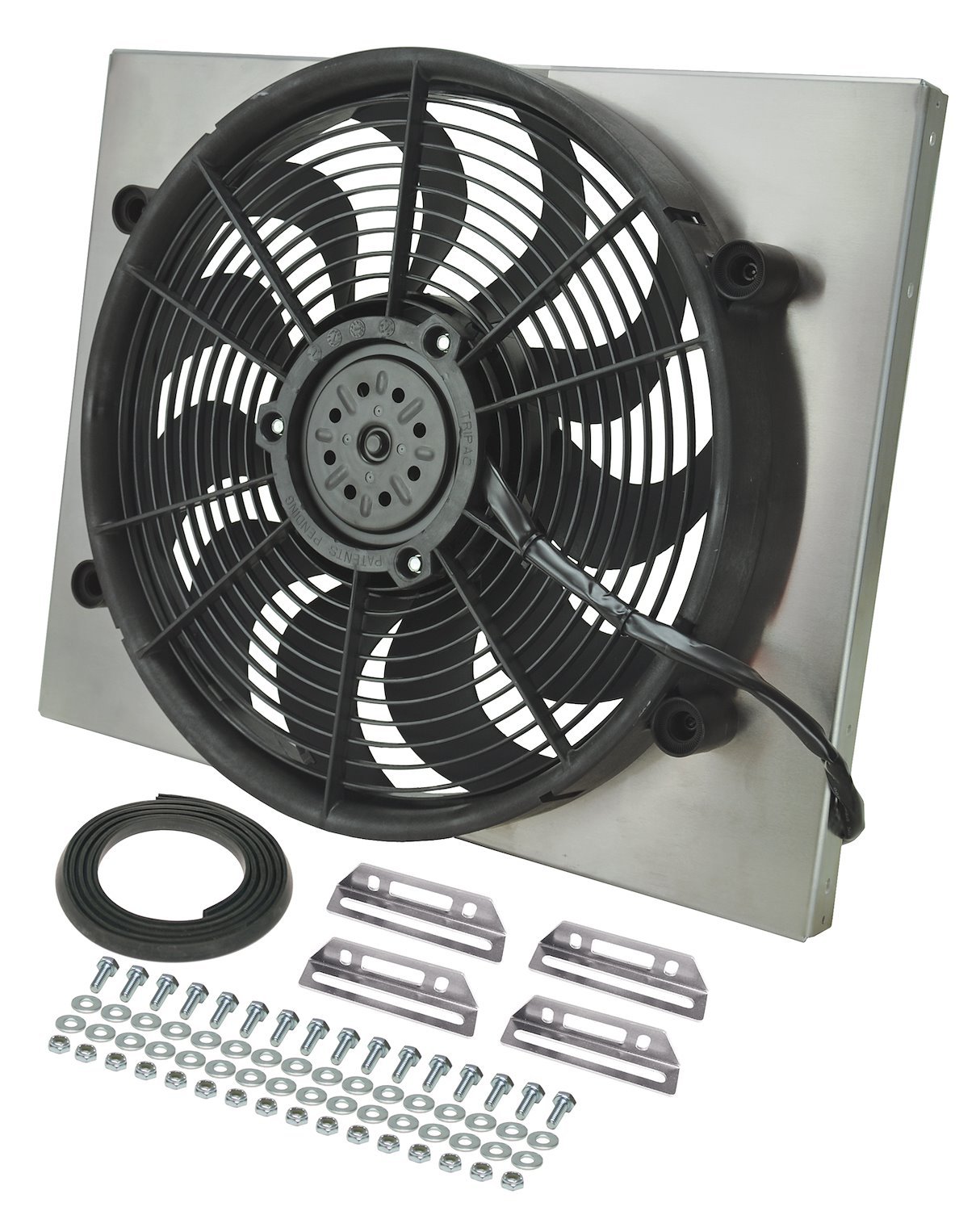 Dual Speed Electric Puller Fan with Aluminum Shroud Universal Fit