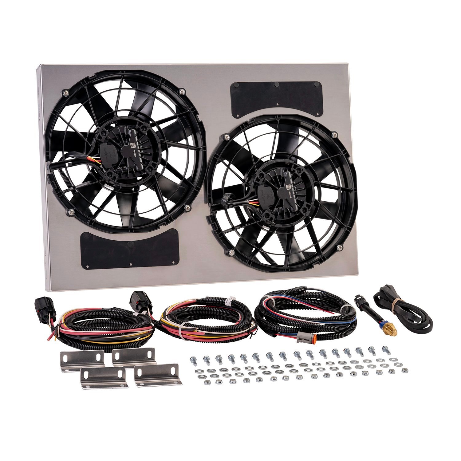 67926-215 Brushless Dual Powerpack 12 in. Radiator Fan Assembly with Integrated 215 Degree PWM Controller