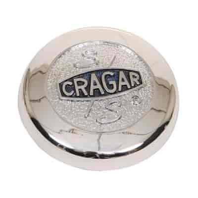Blue Cragar Logo Bolt-On Center Cap For Cragar S/S Super Sport Series Wheels