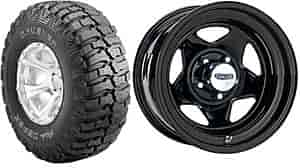 "V"-5 Series & Dick Cepek Crusher Wheel and Tire Package Size: 15 x 8"