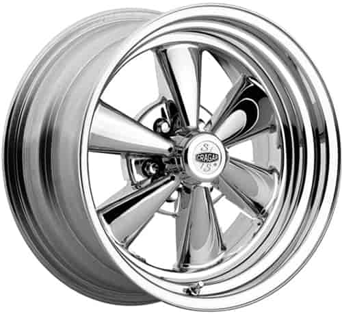 61C Series S/S 6 Spoke Chrome Wheel Size: 17" x 9"