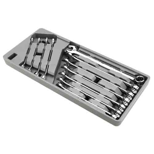 11-Piece Long Pattern Metric Combination Wrench Set