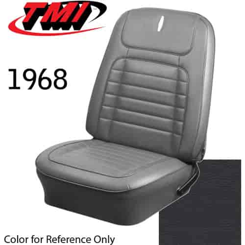 43-80108-2295 BLACK - 1968 CAMARO FRONT BUCKET SEATS ONLY