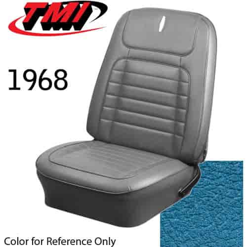 43-80108-3297 MEDIUM BLUE METALLIC - 1968 CAMARO FRONT BUCKET SEATS ONLY