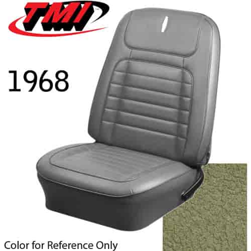 43-80108-3307 IVY/GREEN GOLD - 1968 CAMARO FRONT BUCKET SEATS ONLY
