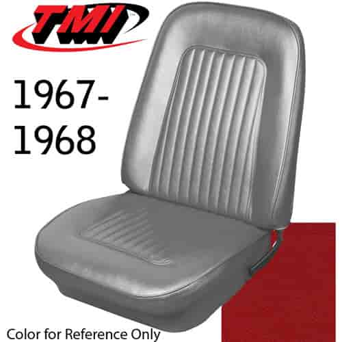 43-80207-3048 RED 1967-68 - CAMARO FRONT BUCKET SEAT UPHOLSTERY ONLY