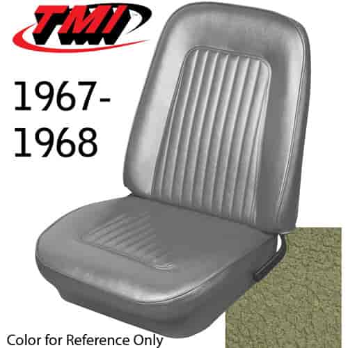 43-80207-3307 IVY/GREEN GOLD 1968 - CAMARO FRONT BUCKET SEATS ONLY