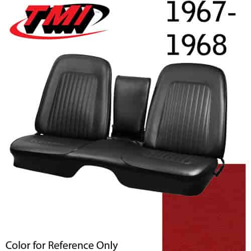 43-80307-3048 RED MADRID 1967-68 - CAMARO STANDARD FRONT BENCH SEATS ONLY