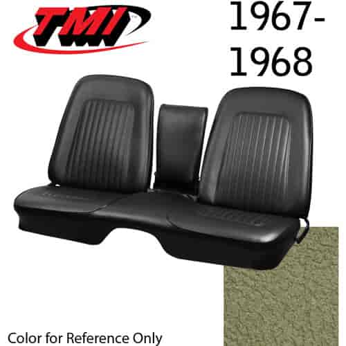 43-80307-3307 IVY/GREEN GOLD MADRID 1968 - CAMARO STANDARD FRONT BENCH SEATS ONLY