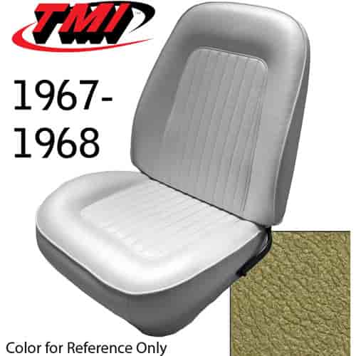 43-80807-3025 GRANADA GOLD - CAMARO 1967-68 FRONT ONLY SPORT BUCKETS SEAT UPHOLSTERY STANDARD