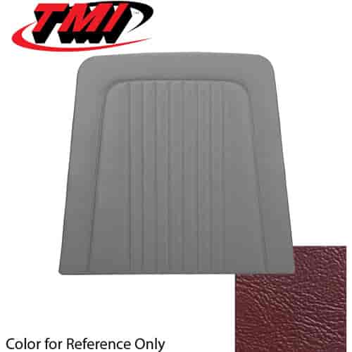 10-7408-3116 DARK RED - 68 MUSTANG STANDARD UPHOLSTERY COUPE CONVERTIBLE & 2+2 FASTBACK BACK VIEW