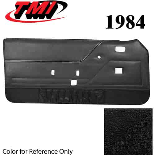 10-73104-958-801 BLACK WITH BLACK CARPET NOT ORIGINAL - 1988 MUSTANG COUPE & HATCHBACK DOOR PANELS P