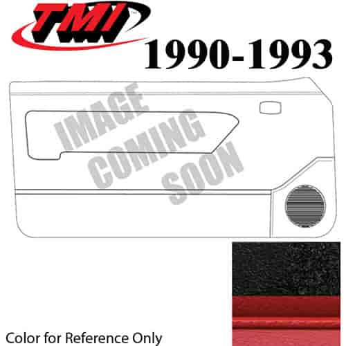10-74000-958-801-63S BLACK W/BLACK COMFRTWV/RED STRIPE/BLACK MAP POCKET - 1990-93 MUSTANG CONVERTIBL
