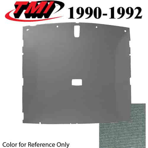 20-73000-1908 CRYSTAL BLUE FOAM BACK CLOTH - 1990-92 MUSTANG COUPE HATCHBACK HEADLINER CRYSTAL BLUE FOAM BACK CLOTH