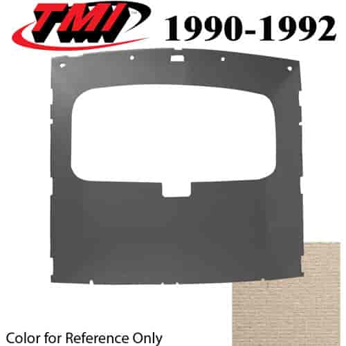 20-73004-1891 TITANIUM GRAY FOAM BACK CLOTH - 1990-92 MUSTANG COUPE SUNROOF HEADLINER TITANIUM GRAY FOAM BACK CLOTH
