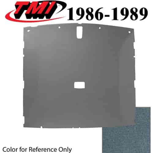 20-73005-1827 REGATTA BLUE FOAM BACK CLOTH - 1986-89 MUSTANG COUPE HEADLINER REGATTA BLUE FOAM BACK CLOTH
