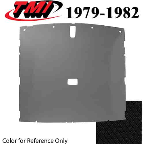 20-73009-770 BLACK FOAM BACK TIER GRAIN VINYL - 1979-82 MUSTANG COUPE HEADLINER BLACK FOAM BACK TIER GRAIN VINYL