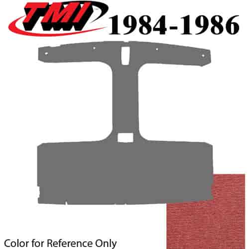 20-73019-1805 CANYON RED FOAM BACK CLOTH - 1984-86 MUSTANG COUPE T-TOP HEADLINER CANYON RED FOAM BACK CLOTH