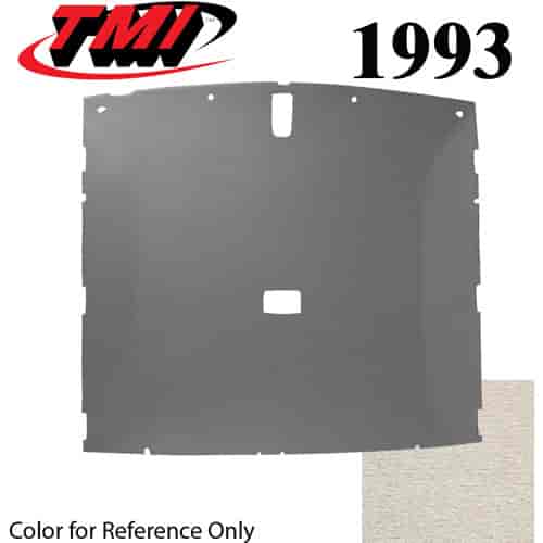 20-75000-2000 MEDIUM OPAL GRAY FOAM BACK CLOTH - 1993 MUSTANG HATCHBACK HATCHBACK HEADLINER MEDIUM OPAL GRAY FOAM BACK CLOTH