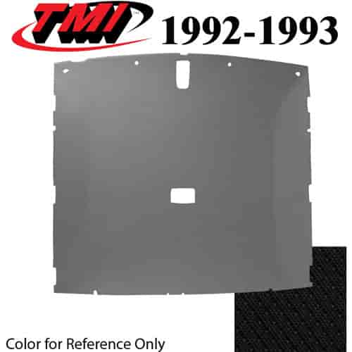 20-75000-770 BLACK FOAM BACK TIER GRAIN VINYL - 1990-93 MUSTANG HATCHBACK HEADLINER BLACK FOAM BACK TIER GRAIN VINYL