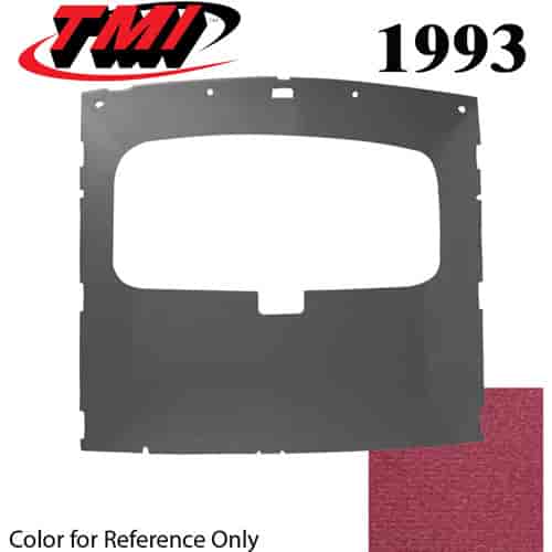 20-75004-1998 RUBY RED FOAMBACK CLOTH - 1993 MUSTANG HATCHBACK SUNROOF HEADLINER RUBY RED FOAMBACK CLOTH