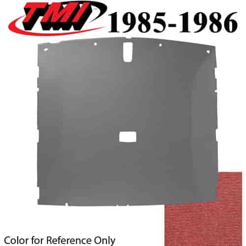 20-75005-1805 CANYON RED FOAM BACK CLOTH - 1985-86 MUSTANG HATCHBACK HEADLINER CANYON RED FOAM BACK CLOTH