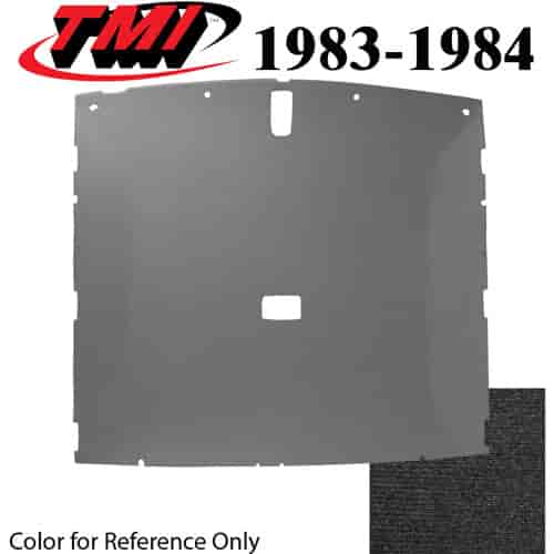 20-75009-1559 BLACK FOAM BACK CLOTH - 1983-84 MUSTANG HATCHBACK HEADLINER BLACK FOAM BACK CLOTH