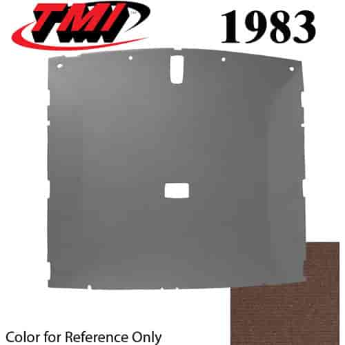 20-75009-1666 WALNUT FOAM BACK CLOTH - 1983 MUSTANG HATCHBACK HEADLINER WALNUT FOAM BACK CLOTH