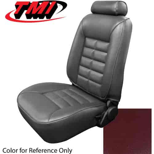 43-73221-3116 CANYON RED 1984-86 CD - 1981-92 MUSTANG COUPE STANDARD LOW BACK BUCKETS SEATS VINYL
