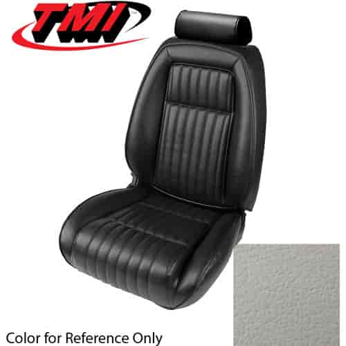43-73601-L965 WHITE 1990-93 CL CN CW - 1992-93 MUSTANG GT & LX FRONT BUCKETS ONLY WITHOUT PULL-OUT KNEE BOLSTERS LEATHER