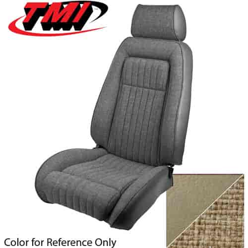 43-73608-973-74 SAND BEIGE 1985-89 PY - 1987-89 MUSTANG GT/LX FRONT BUCKETS ONLY. SPORT SEAT W/ PULL