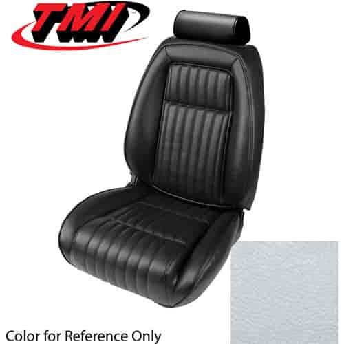 43-73622-965 WHITE 1990-93 CL CN CW - 1992-93 MUSTANG COUPE GT & LX SEAT UPHOLSTERY WITHOUT PULL-OUT KNEE BOLSTERS VINYL