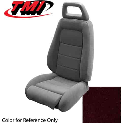 43-73724-59-59-59 CANYON RED 1984-86 PD - 1984 MUSTANG COUPE ARTICULATED SPORT PERFROMANCE SEATS CLOTH