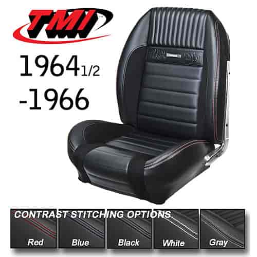 Deluxe Pony Sport R Seat Upholstery 1964-1/2 to 1966 Mustang Coupe
