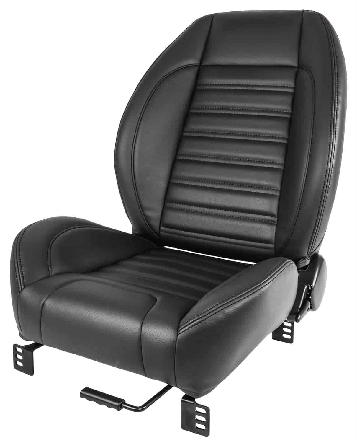 Pro-Series Low-Back Seat, Left/Driver Side [Charcoal with Black Stitching]