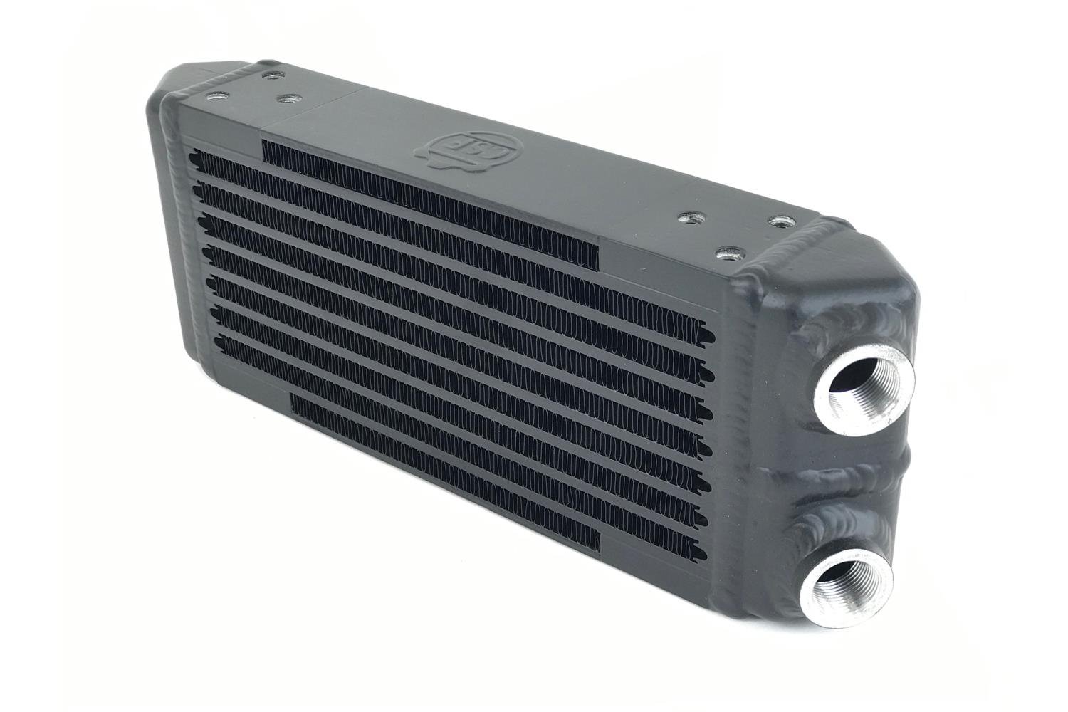 Universal Dual-Pass Oil Cooler - M22 x 1.5 connections - 13L x 4.75H x 2.16W