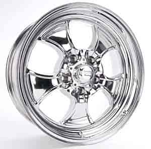Polished Hopster Wheel Size: 17 x 7" Bolt Circle: 5 x 4-1/2" Rear Spacing: 4"