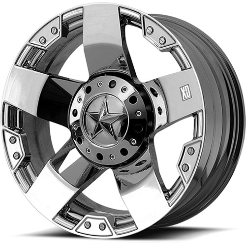 Rockstar Series XD775 Chrome Wheel Size: 20" x 8-1/2"