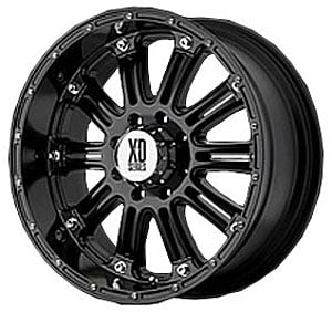 Hoss Series XD795 Gloss Black Wheel Size: 17" x 9"