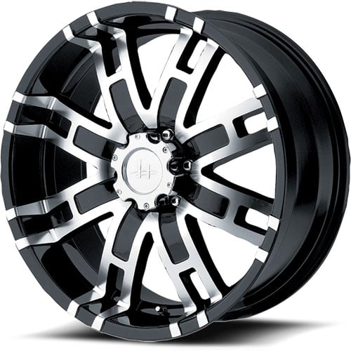 Helo Series 835 Black Wheel Size: 18" x 9"