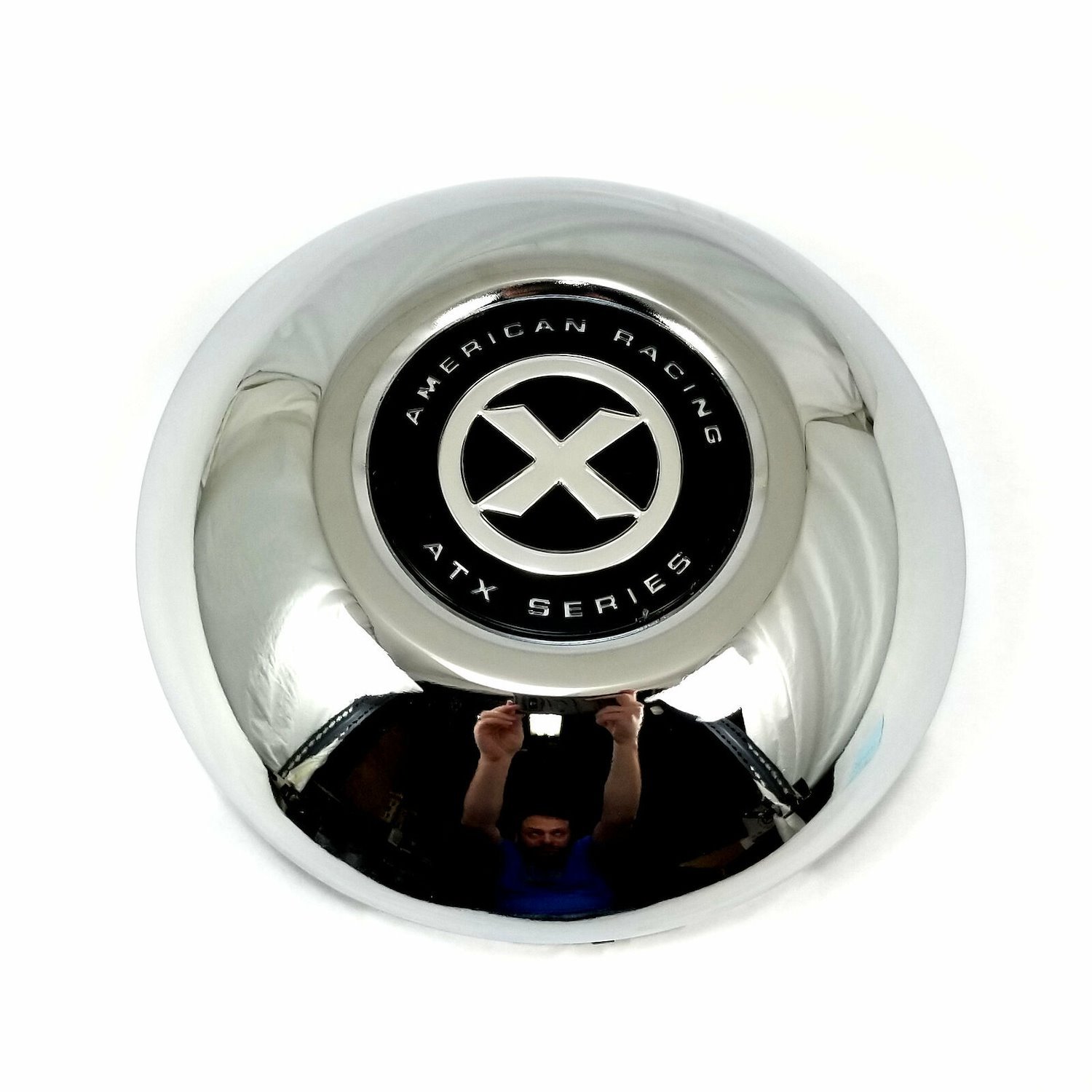 Center Cap for Select American Racing ATX Series Wheels  [Chrome] 8.750 x 2.500 in.