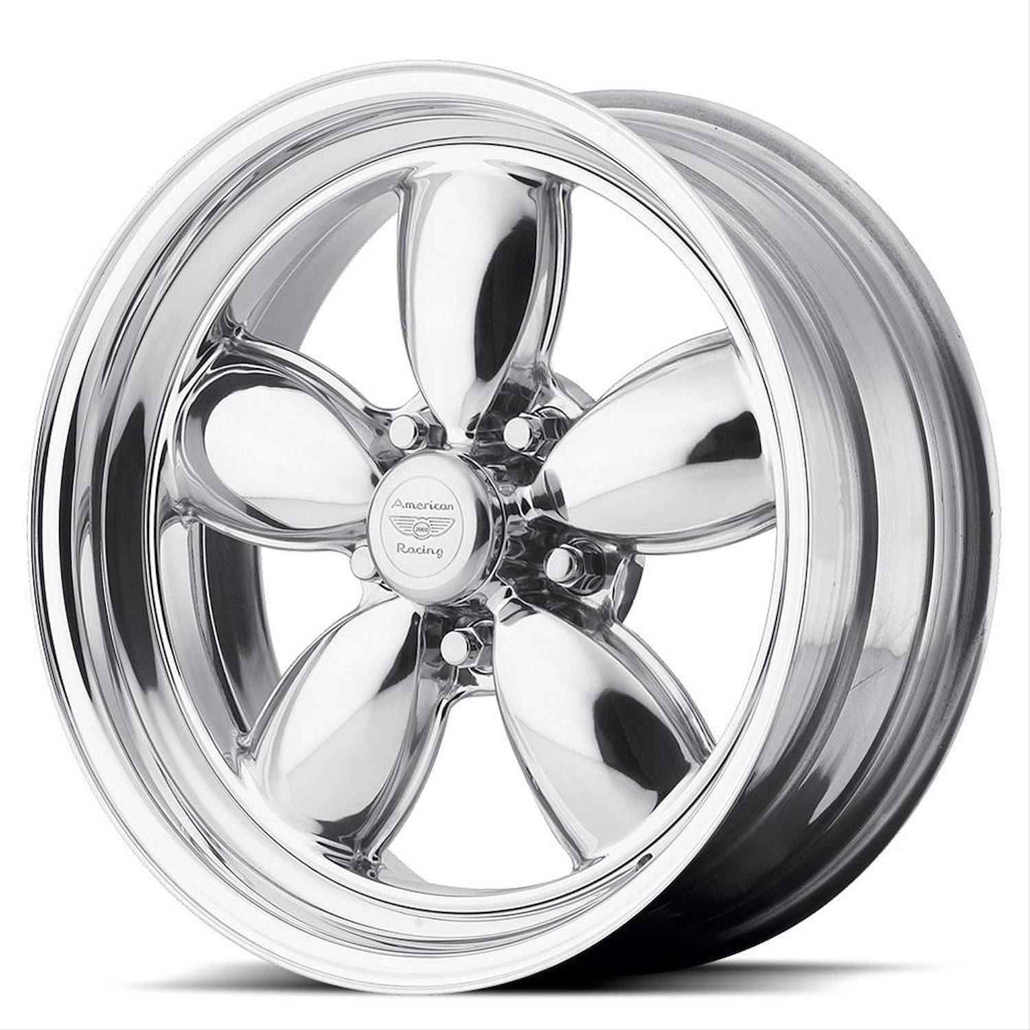 AMERICAN RACING CLASSIC 200S TWO-PIECE POLISHED 15 x 10 5X4.75 -44 3.77