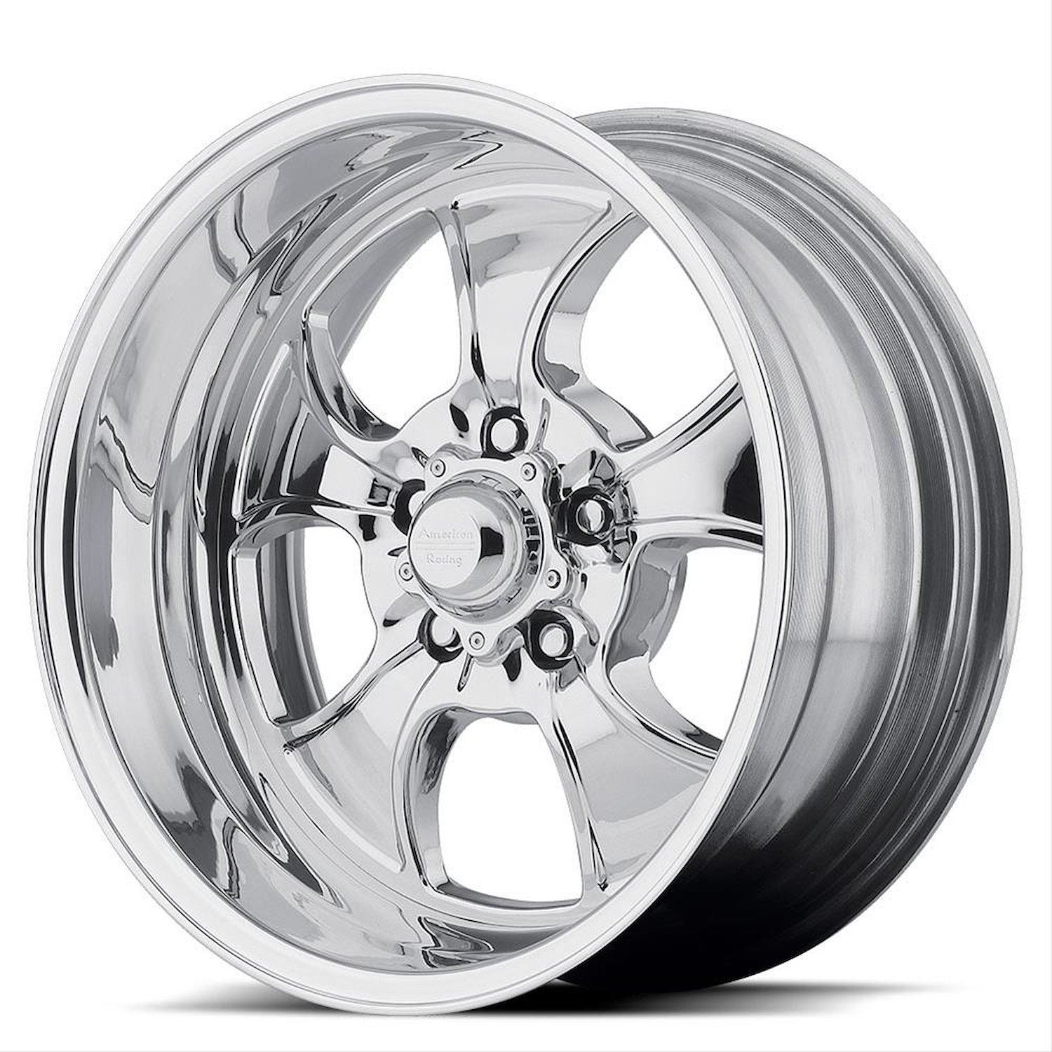 AMERICAN RACING HOPSTER TWO-PIECE POLISHED 17 x 9.5 5x4.5 19 6.00