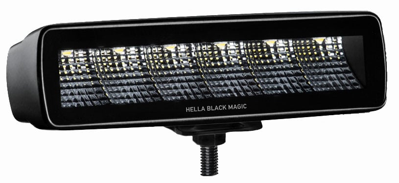Black Magic Series Mini Flood LED Light Bar, 6.200 in. Length, Surface-Mount
