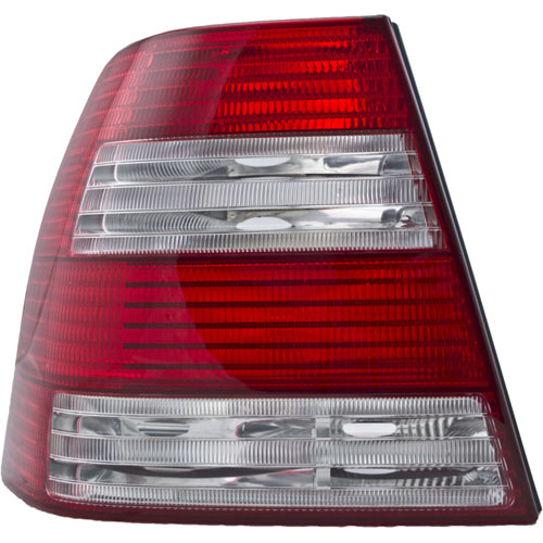 Color Design Combination Rear Tail Lamp Set; LH Driver Side; w/Clr Insets For Rev/Turn Sgnls; Incl.