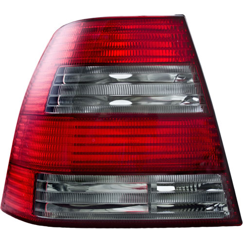 Color Design Combination Rear Tail Lamp Set; LH Driver Side; w/Smk Insets For Rev/Turn Sgnls; Incl.