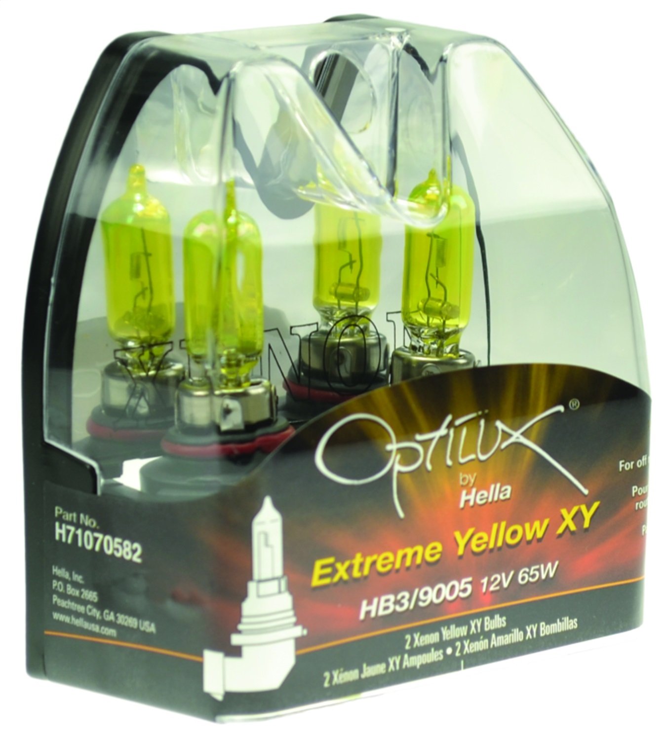 Optilux Extreme Yellow XY Bulbs Bulb Type: HB3/9005